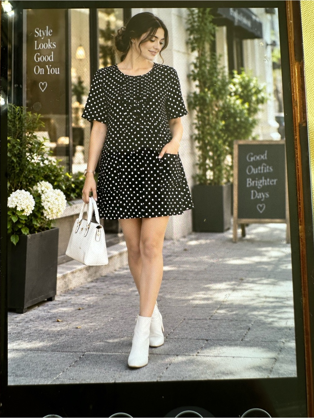 Anthony Richards Black and White size 2X Short Sleeve Dress100% cotton tonic